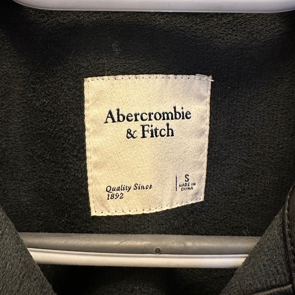 Faux Leather Black Shirt Jacket - Picture 3 of 3